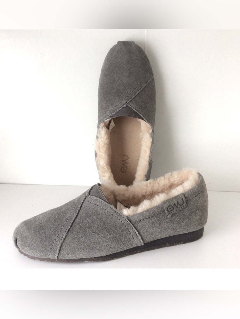 EMU Australian Suede Leather Sheepskin Sz 5 Cabincore